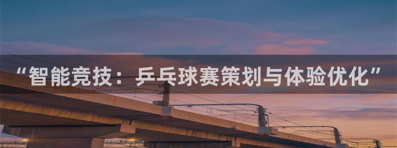 “智能竞技：乒乓球赛策划与体验优化”