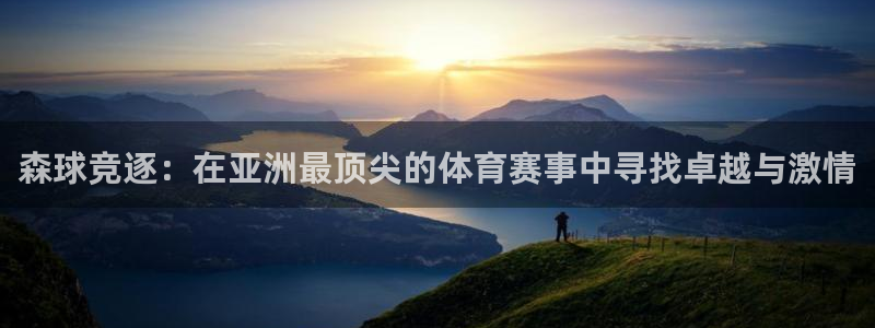  苹果体育是什么软件：森球竞逐：在亚洲最顶尖的体育赛事中寻找卓